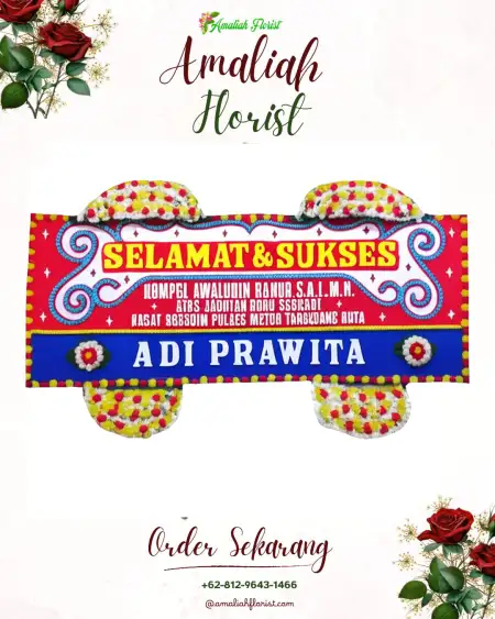 Papan Bunga Ucapan Selamat Sindanghayu